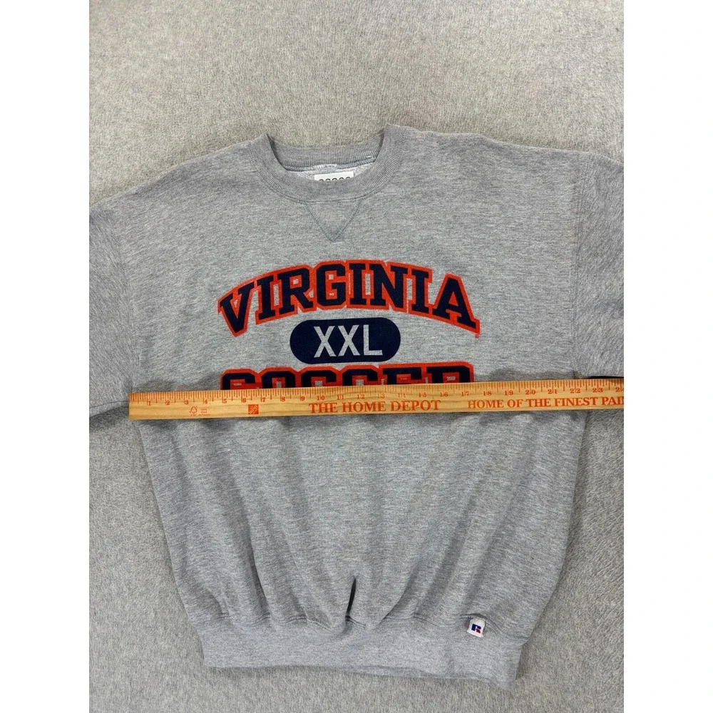 Virginia Cavaliers‎ Authentic Team Issue SOCCER Crew Sweatshirt (Men's XL) Gray